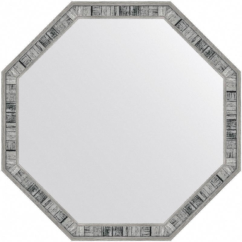 Зеркало Evoform Octagon 69x69 BY 7414 в багетной раме - Состаренное дерево 50, купить, цена, заказать, магазин, доставка, скидка, промокод, купить, цена, заказать, магазин, доставка, скидка, промокод