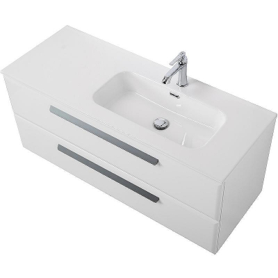 Тумба под раковину Cezares Eco-Cer-N 120 R ECO-CER-N-1200-2C-SO-BL-R подвесная Bianco Lucido без ручек