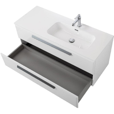 Тумба под раковину Cezares Eco-Cer-N 120 R ECO-CER-N-1200-2C-SO-BL-R подвесная Bianco Lucido без ручек