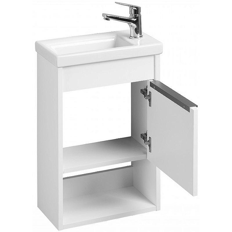 Тумба под раковину Aquaton Хоуп 40 1A287101HP2B0 подвесная Белая матовая, купить, цена, заказать, магазин, доставка, скидка, промокод, купить, цена, заказать, магазин, доставка, скидка, промокод