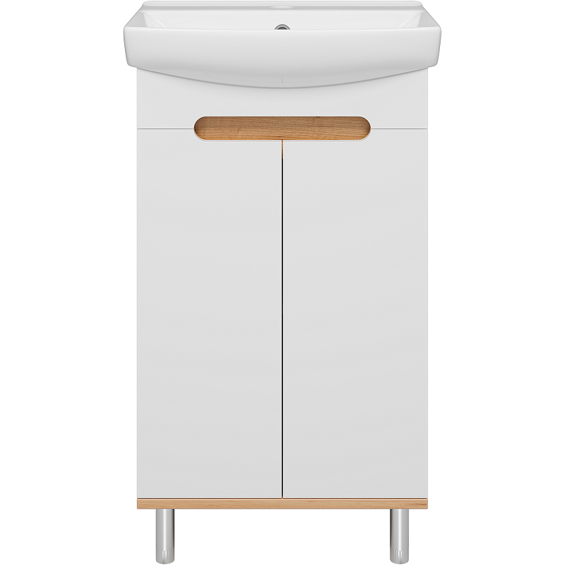 Тумба с раковиной Misty Сканди 50 УТ000023180 Белый Дуб крафт золотой Антрацит, купить, цена, заказать, магазин, доставка, скидка, промокод, купить, цена, заказать, магазин, доставка, скидка, промокод