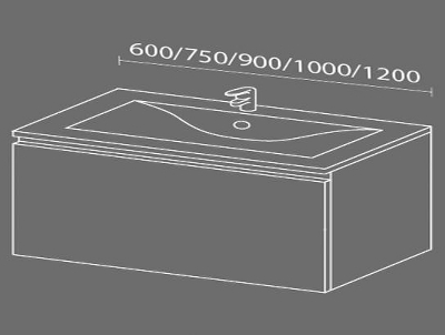 Тумба с раковиной SanVit Флай 120 kfly2120 с фактурой под дерево подвесная Карпатская ель