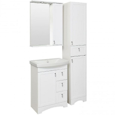 Тумба под раковину Runo Мерида 60 00-00000823 Белая