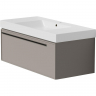 Тумба под раковину La Fenice Elba 100 FNC-01-ELB-C-100 подвесная Бежевая матовая, купить, цена, заказать, магазин, доставка, скидка, промокод, купить, цена, заказать, магазин, доставка, скидка, промокод