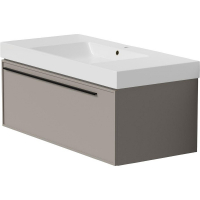 Тумба под раковину La Fenice Elba 100 FNC-01-ELB-C-100 подвесная Бежевая матовая, купить, цена, заказать, магазин, доставка, скидка, промокод, купить, цена, заказать, магазин, доставка, скидка, промокод