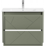 Тумба под раковину Allen Brau Paris 80 1.360001.CGM подвесная Олива матовый, купить, цена, заказать, магазин, доставка, скидка, промокод, купить, цена, заказать, магазин, доставка, скидка, промокод