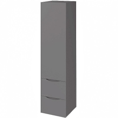 Шкаф пенал Bellezza Санриса 35 4620104270367 подвесной Серебро