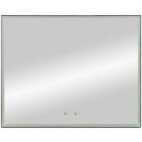 Зеркало Art&Max Arezzo AM-Are-1000-800-DS-FC-H-Nero с подсветкой с сенсорным выключателем Черное, купить, цена, заказать, магазин, доставка, скидка, промокод, купить, цена, заказать, магазин, доставка, скидка, промокод