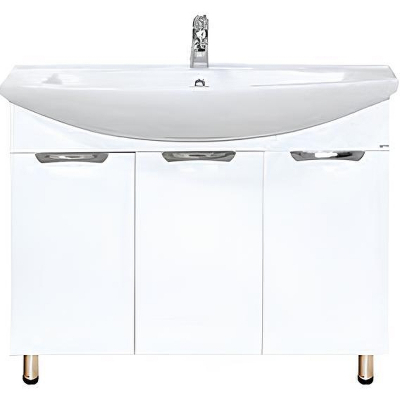 Тумба с раковиной Misty Лаванда 105 УТ000000071 Белая