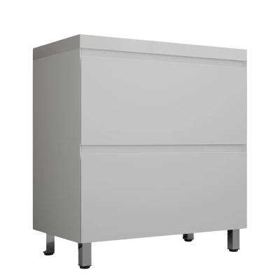 Тумба под раковину Style Line Манхэттен 80 ЛС-00002371 цвет Белый матовый