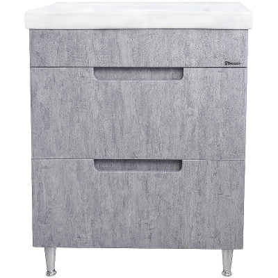 Тумба под раковину Bellezza Грейс 70 4630811110481 Скала серая