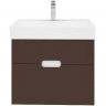 Тумба под раковину Creto Malibu 60 7-1077C подвесная Chocolate, купить, цена, заказать, магазин, доставка, скидка, промокод, купить, цена, заказать, магазин, доставка, скидка, промокод