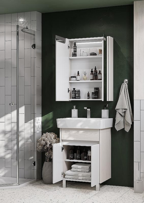 Тумба под раковину Aquaton Верди PRO 60 H 1A207701VDAV0 Белый Ясень фабрик, купить, цена, заказать, магазин, доставка, скидка, промокод, купить, цена, заказать, магазин, доставка, скидка, промокод