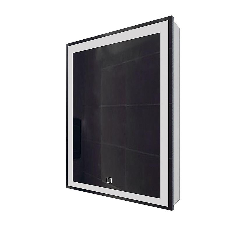 Зеркальный шкаф Mixline Минио 60 R 547083 с подсветкой цвет Белый, купить, цена, заказать, магазин, доставка, скидка, промокод, купить, цена, заказать, магазин, доставка, скидка, промокод