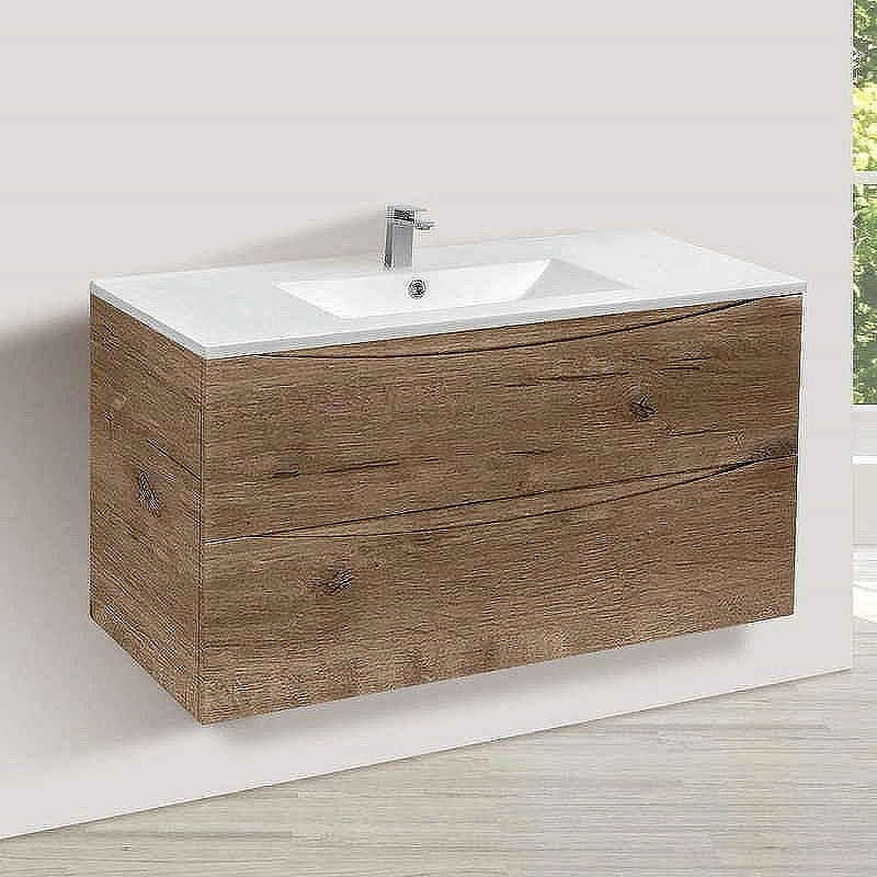 Тумба под раковину Vincea Mia 100 VMC-2MC100VO подвесная V.Oak, купить, цена, заказать, магазин, доставка, скидка, промокод, купить, цена, заказать, магазин, доставка, скидка, промокод