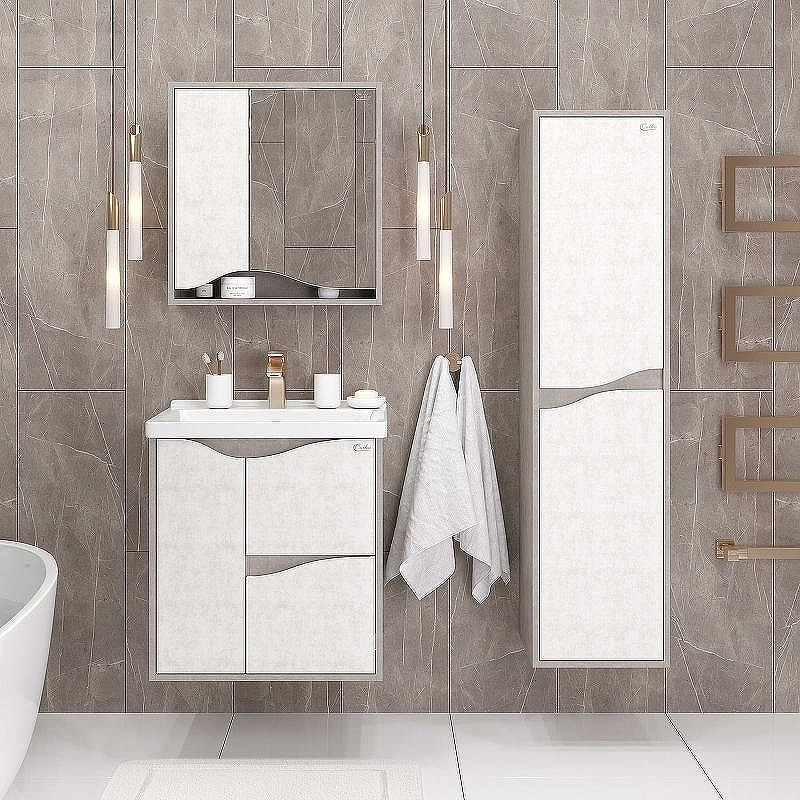 Шкаф пенал Onika Брендон 35.10 У 403565 подвесной Камень светлый Бетон крем, купить, цена, заказать, магазин, доставка, скидка, промокод, купить, цена, заказать, магазин, доставка, скидка, промокод