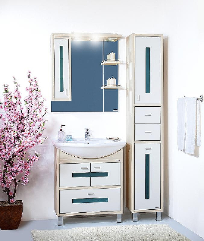 Шкаф пенал Бриклаер Бали 34 4627125412066 с бельевой корзиной Светлая лиственница Белый, купить, цена, заказать, магазин, доставка, скидка, промокод, купить, цена, заказать, магазин, доставка, скидка, промокод