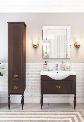 Шкаф пенал Roca America Evolution L 40 ZRU9302946 L Дуб темный шоколад