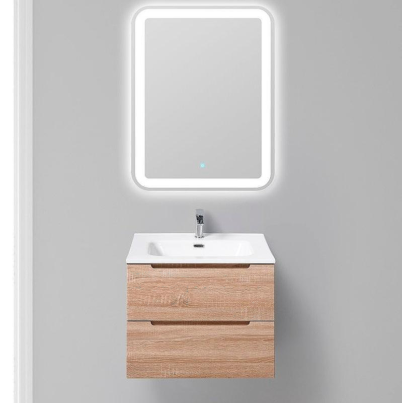 Тумба под раковину BelBagno Etna 60 ETNA-600-2C-SO-WO-P подвесная Rovere Bianco, купить, цена, заказать, магазин, доставка, скидка, промокод, купить, цена, заказать, магазин, доставка, скидка, промокод