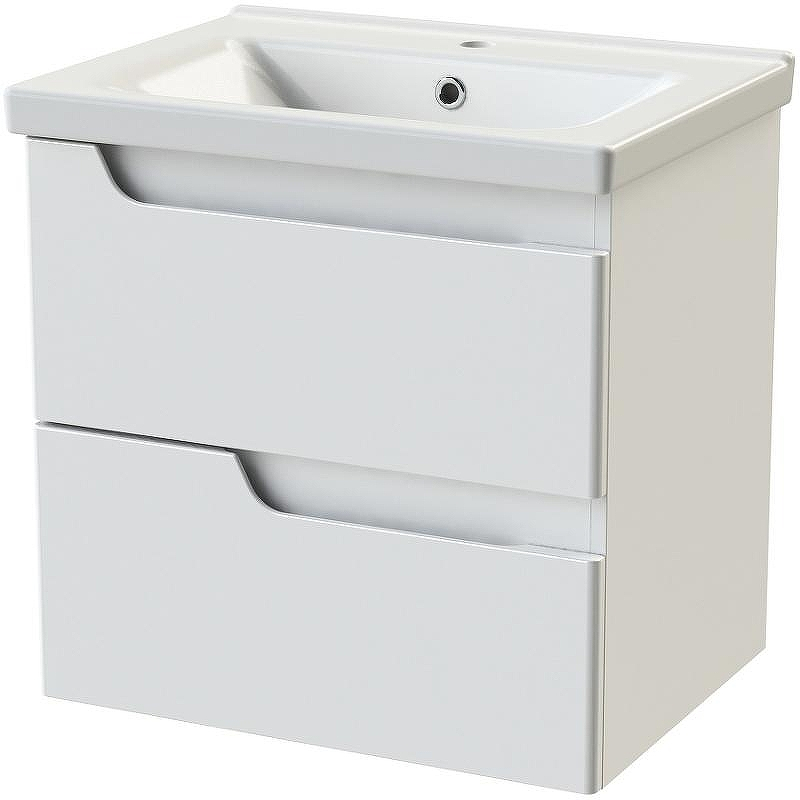 Тумба с раковиной Orange Topline-Milano 65 TP-M65-02+RA подвесная Белый глянец, купить, цена, заказать, магазин, доставка, скидка, промокод, купить, цена, заказать, магазин, доставка, скидка, промокод