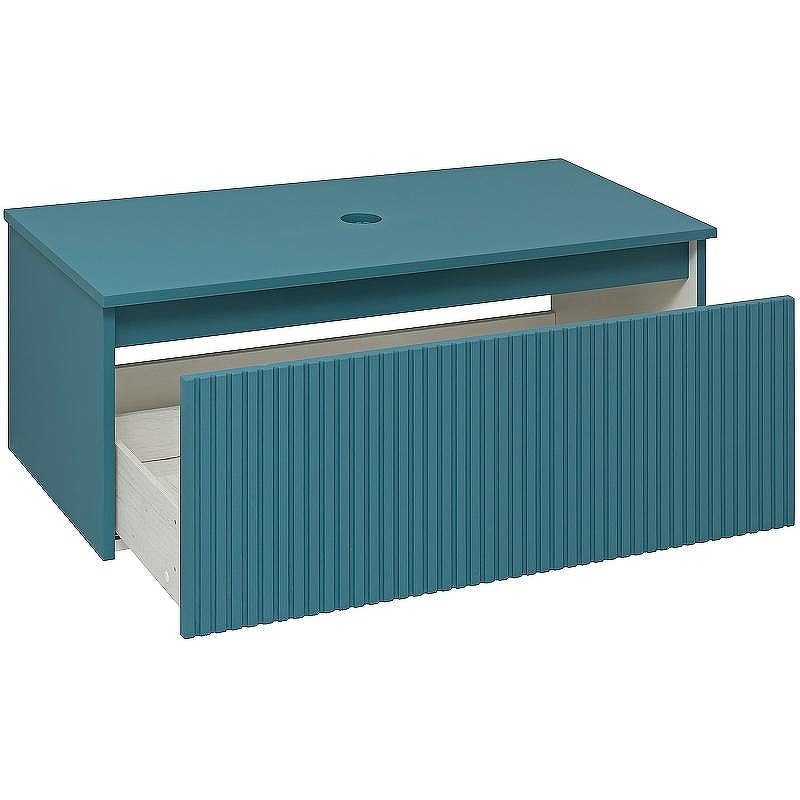 Тумба под раковину Aqua de Marco Monaco 90 2090AQMON подвесная Аквамарин, купить, цена, заказать, магазин, доставка, скидка, промокод, купить, цена, заказать, магазин, доставка, скидка, промокод