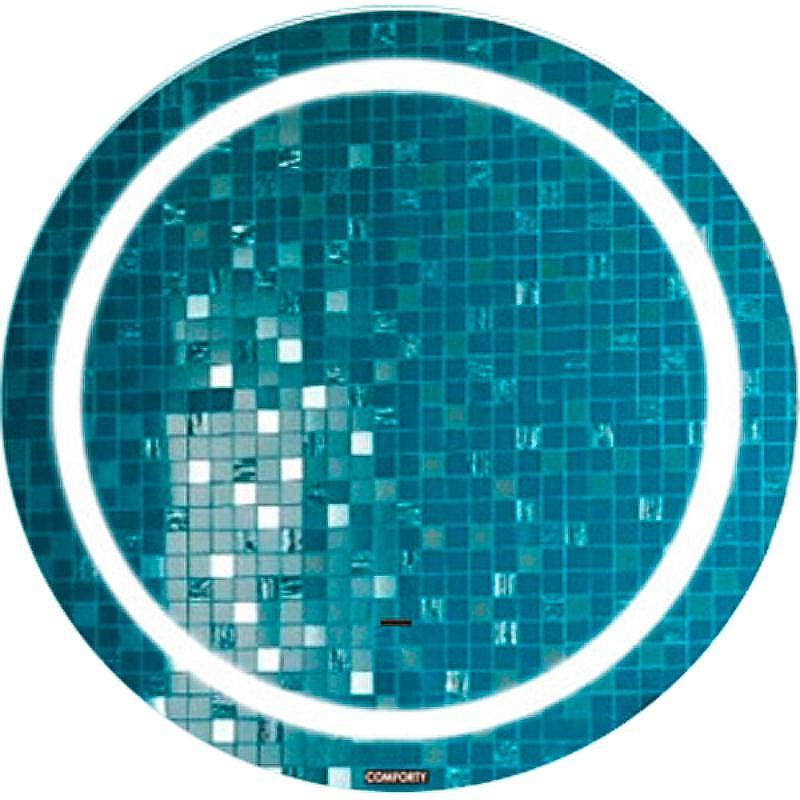 Зеркало Comforty Круг 75 00-00013782 с подсветкой с бесконтактным выключателем, купить, цена, заказать, магазин, доставка, скидка, промокод, купить, цена, заказать, магазин, доставка, скидка, промокод