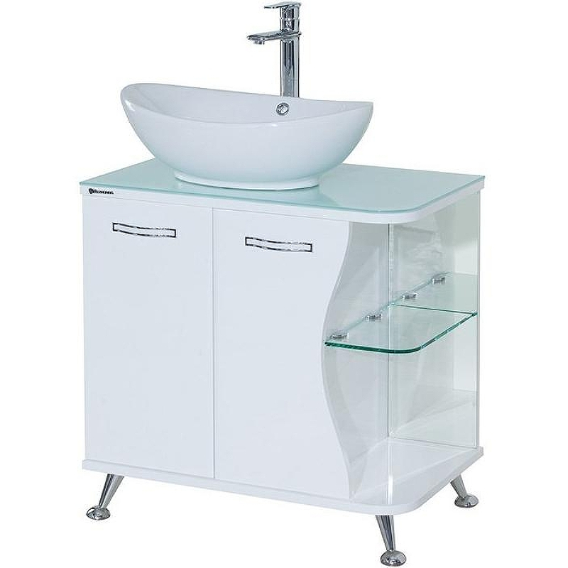 Тумба под раковину Bellezza Рио 70 L 4633611242017 Белая, купить, цена, заказать, магазин, доставка, скидка, промокод, купить, цена, заказать, магазин, доставка, скидка, промокод