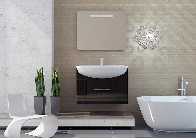 Зеркало SanVit Модерн 90 zmodern090 с подсветкой с кнопочным выключателем, купить, цена, заказать, магазин, доставка, скидка, промокод, купить, цена, заказать, магазин, доставка, скидка, промокод