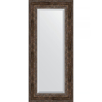 Зеркало Evoform Exclusive 142х62 BY 3534 с фацетом в багетной раме - Состаренное дерево с орнаментом 120, купить, цена, заказать, магазин, доставка, скидка, промокод, купить, цена, заказать, магазин, доставка, скидка, промокод