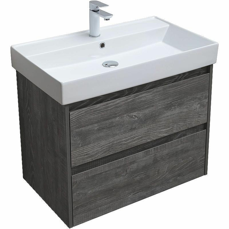 Тумба под раковину Aquanet Nova Lite 75 287890 подвесная Дуб серый, купить, цена, заказать, магазин, доставка, скидка, промокод, купить, цена, заказать, магазин, доставка, скидка, промокод