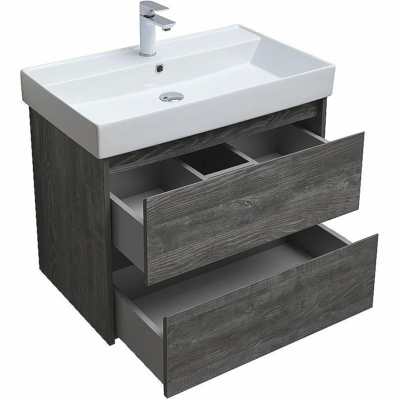 Тумба под раковину Aquanet Nova Lite 75 287890 подвесная Дуб серый, купить, цена, заказать, магазин, доставка, скидка, промокод, купить, цена, заказать, магазин, доставка, скидка, промокод