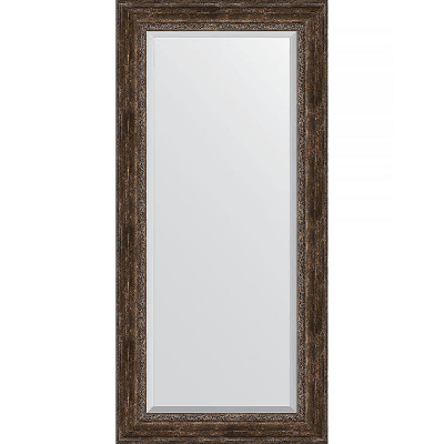 Зеркало Evoform Exclusive 172х82 BY 3612 с фацетом в багетной раме - Состаренное дерево с орнаментом 120