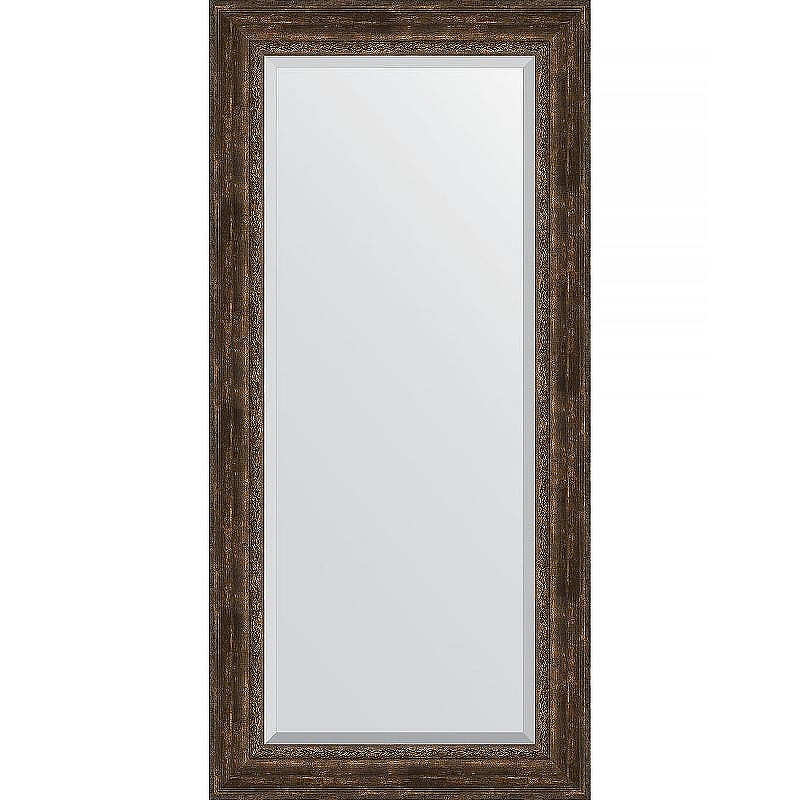 Зеркало Evoform Exclusive 172х82 BY 3612 с фацетом в багетной раме - Состаренное дерево с орнаментом 120, купить, цена, заказать, магазин, доставка, скидка, промокод, купить, цена, заказать, магазин, доставка, скидка, промокод