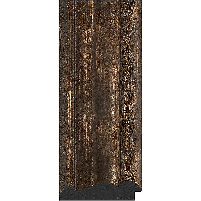 Зеркало Evoform Exclusive 172х82 BY 3612 с фацетом в багетной раме - Состаренное дерево с орнаментом 120, купить, цена, заказать, магазин, доставка, скидка, промокод, купить, цена, заказать, магазин, доставка, скидка, промокод