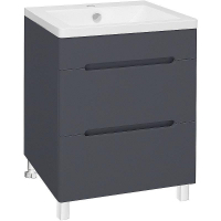 Тумба под раковину Runo Парма 60 00-00001454 Графит, купить, цена, заказать, магазин, доставка, скидка, промокод, купить, цена, заказать, магазин, доставка, скидка, промокод