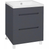 Тумба под раковину Runo Парма 60 00-00001454 Графит, купить, цена, заказать, магазин, доставка, скидка, промокод, купить, цена, заказать, магазин, доставка, скидка, промокод