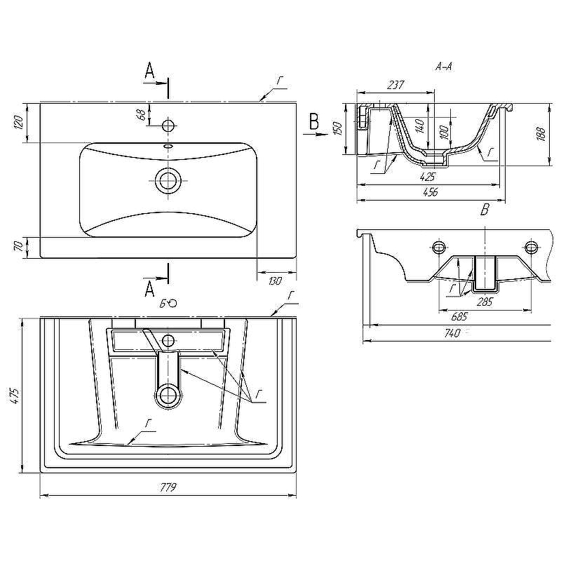 Тумба с раковиной Brevita 50 Shades of Grey Кристиан 80 УТ000014240 подвесная Черная матовая Серая матовая, купить, цена, заказать, магазин, доставка, скидка, промокод, купить, цена, заказать, магазин, доставка, скидка, промокод