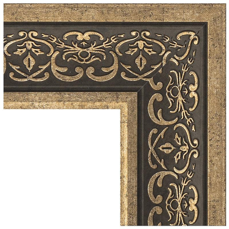 Зеркало Evoform Exclusive-G 124х99 BY 4379 с гравировкой в багетной раме - Вензель серебряный 101, купить, цена, заказать, магазин, доставка, скидка, промокод, купить, цена, заказать, магазин, доставка, скидка, промокод