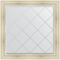 Зеркало Evoform Exclusive-G 109х109 BY 4461 с гравировкой в багетной раме - Травленое серебро 99, купить, цена, заказать, магазин, доставка, скидка, промокод, купить, цена, заказать, магазин, доставка, скидка, промокод