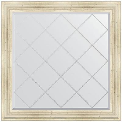 Зеркало Evoform Exclusive-G 109х109 BY 4461 с гравировкой в багетной раме - Травленое серебро 99