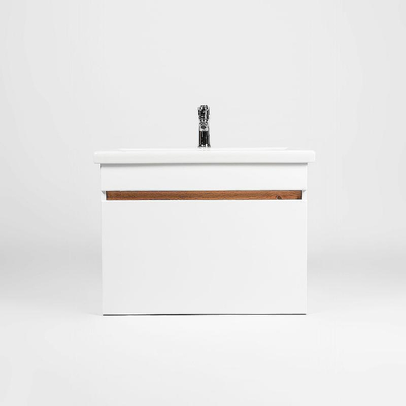 Тумба под раковину VIANT Мальта 70 VMAL70CO-T1YP подвесная Белая Дуб Вотан, купить, цена, заказать, магазин, доставка, скидка, промокод, купить, цена, заказать, магазин, доставка, скидка, промокод