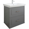 Тумба под раковину Sanflor Модена 75 С03221 подвесная Серая, купить, цена, заказать, магазин, доставка, скидка, промокод, купить, цена, заказать, магазин, доставка, скидка, промокод