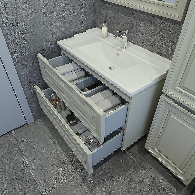 Тумба под раковину Caprigo Ponza 90 13523-030.000.00.20 подвесная Серая матовая, купить, цена, заказать, магазин, доставка, скидка, промокод, купить, цена, заказать, магазин, доставка, скидка, промокод