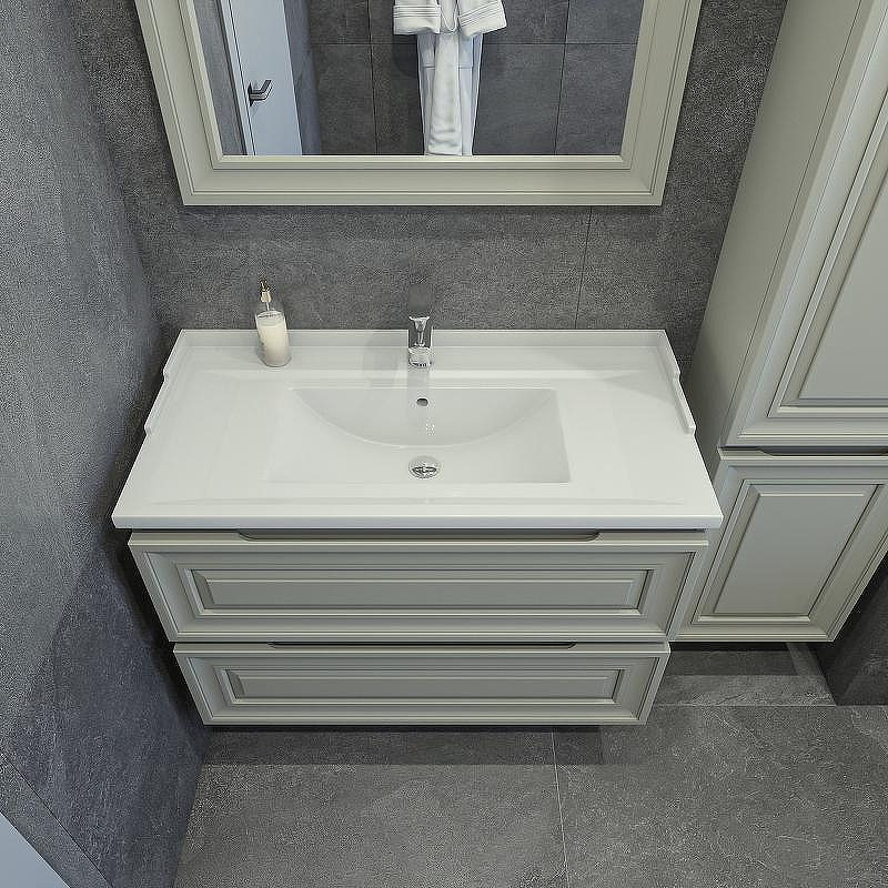 Тумба под раковину Caprigo Ponza 90 13523-030.000.00.20 подвесная Серая матовая, купить, цена, заказать, магазин, доставка, скидка, промокод, купить, цена, заказать, магазин, доставка, скидка, промокод