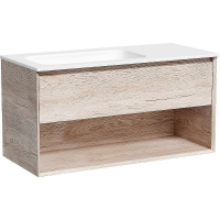 Тумба под раковину Sancos Marmi 1.0 100 L MR1.0100LEG подвесная Дуб галифакс натуральный, купить, цена, заказать, магазин, доставка, скидка, промокод, купить, цена, заказать, магазин, доставка, скидка, промокод