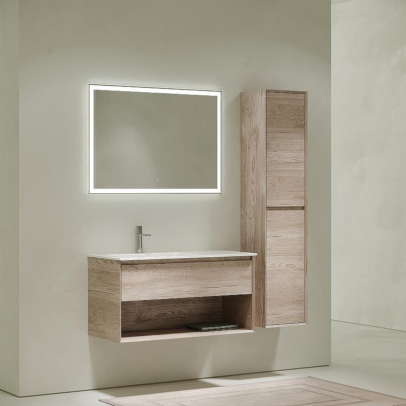 Тумба под раковину Sancos Marmi 1.0 100 L MR1.0100LEG подвесная Дуб галифакс натуральный, купить, цена, заказать, магазин, доставка, скидка, промокод, купить, цена, заказать, магазин, доставка, скидка, промокод