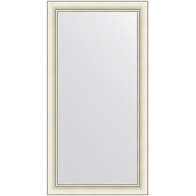 Зеркало Evoform Definite 104х54 BY 7616 в багетной раме - Белый с серебром 60