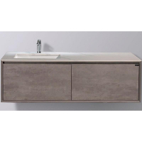 Тумба с раковиной Black&White Universe U909.1500 150 909U1500 подвесная G.ash, купить, цена, заказать, магазин, доставка, скидка, промокод, купить, цена, заказать, магазин, доставка, скидка, промокод