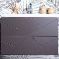 Тумба под раковину Бриклаер Кристалл 70 4627125414527 подвесная Софт Графит Ясень Анкор темный, купить, цена, заказать, магазин, доставка, скидка, промокод, купить, цена, заказать, магазин, доставка, скидка, промокод