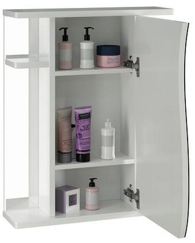 Зеркальный шкаф Mixline Классик 55 R 525511 Белый, купить, цена, заказать, магазин, доставка, скидка, промокод, купить, цена, заказать, магазин, доставка, скидка, промокод